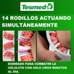 TESMED Cellulite Masajeador Anticelulítico Rosa